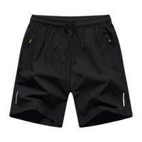 GXWEA Kids Shorts Boys Camo For Boys Boys Cargo Shorts, Outdoor Quick Dry Hiking Shorts, Lightweight Athletic Short With Zipper Pockets Black 7-8 Years