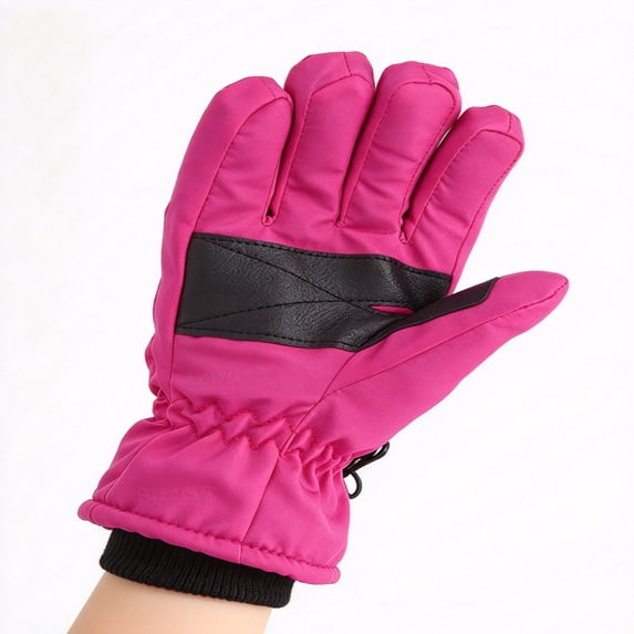 GXWEA Kids Waterproof Winter Snow Ski Gloves for Toddler Warm Lining