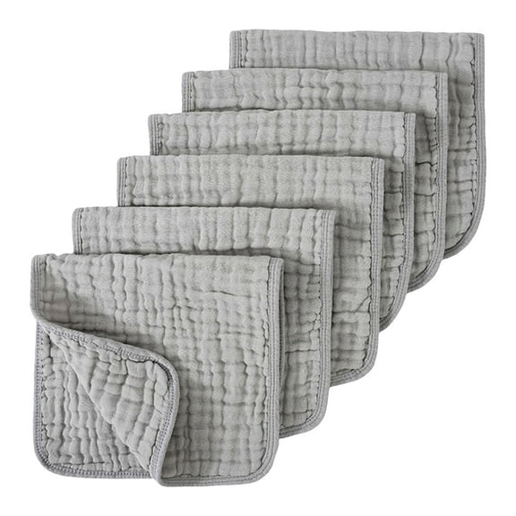 GXWEA Baby Girl Clothes Newborn Baby Boys Girls Cotton Cloths Multi-color Muslin Towels for Burping(0-24 Months,Grey)