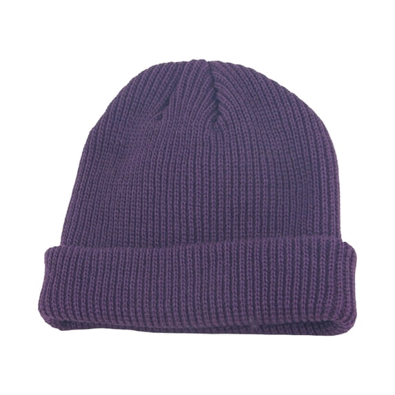 GXWEA Newborn Hats Toddler Cuffed Knit Beanie Hat Solid Color Stretchy Warm Skull Cap for Boys Girls Autumn Winter Daily