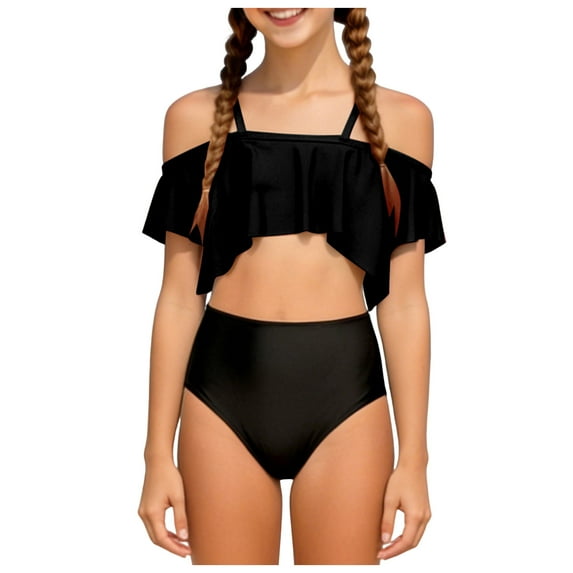 GXWEA Swim Suit Girls 5T Swimsuit Girls Girls Tankini Swimsuit 2 Piece Bathing Suits For Girls Swim Tank Top And Bottoms