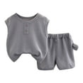 thumbnail image 1 of GXWEA Toddler Boy Outfits 2T Boy Outfits Boy Girls Toddler Summer Outfit T-Shirt Toddler Boy Summer Clothes Short Set, 1 of 9