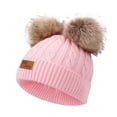 thumbnail image 1 of GXWEA Toddler Hat Toddler Winter Hat Girl Winter Warm Hat Fleece Lined Knit Beanie For Kids Perfect For Boys And Girls, 1 of 9