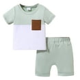 thumbnail image 1 of GXWEA Toddler Outfits For Boys Boy Clothes 3T Boy Girls Toddler Summer Outfit T-Shirt Toddler Boy Summer Clothes Short Set, 1 of 9