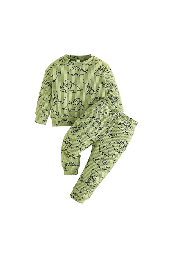 Toddler Outfits Toddler Boy Set Toddler Boys' 2-Piece Sweatshirt And Jogger Set 3-4 Years