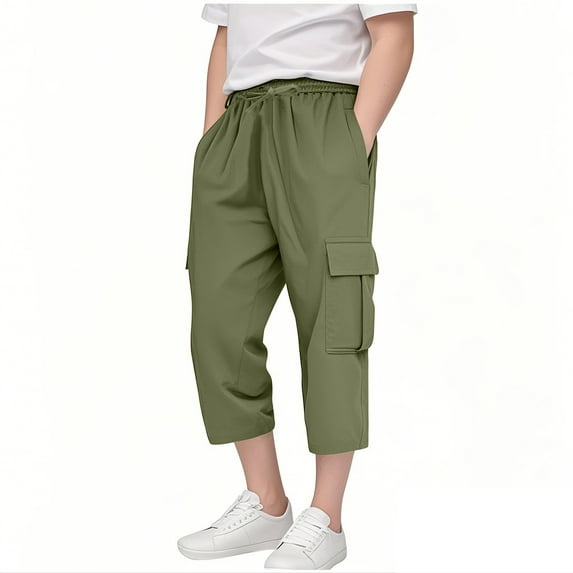 GXWEA Kids Clothes Shorts For Girls 14-16 Boy'S Casual Shorts Summer Classic Fit Elastic Waist Shorts With Pockets AG 3-4 Years