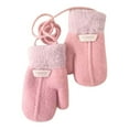 thumbnail image 1 of GXWEA Winter Gloves For Kids Toddler Winter Gloves Kids Waterproof Mittens Thicken Toddler Winter Snow Gloves Warm Ski Gloves For Girls Boys L, 1 of 5