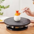 thumbnail image 1 of GXXGREAT Black Decorating Turntable Versatile Rotating Disk For Ceramic Clay Spray Painting Art Projects & Cake, 1 of 7