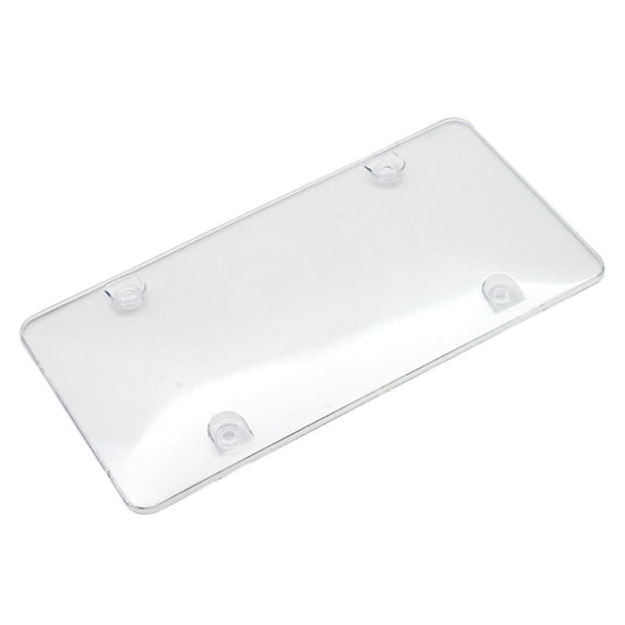GXXGREAT Clear License Plate Cover Frame 2pcs All Weather Novelty/License Plate Bubble Fits Any Standard Plates Front And Back License Plates
