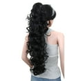 thumbnail image 1 of GXXGREAT Long Clip-in Curly Claw Jaw Ponytail Clip In Hair Extensions Wavy Hairpiece, 1 of 4