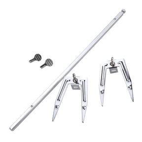 GXXGREAT Stainless Steel Meat Forks Air Fryer Fork Grill Spit Rod Roast Chicken Fish Forks 28cm Roast Chicken Forks