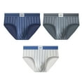 thumbnail image 1 of GY 3-Pack Mens Cotton Bikini Briefs - Breathable & Comfortable Low-Rise Underwear, 1 of 5
