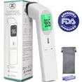 thumbnail image 1 of GYDEK Digital Thermometer for Adults & Kids, Accurate No-Touch Infrared Thermometer with LED Display, 35 Memory & Mute Function, 1-Second Reading & Fever Alarm for the Whole Family, 1 of 10