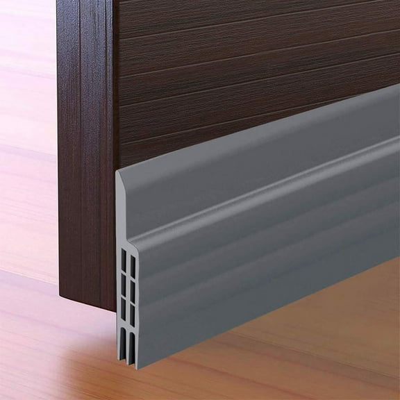GYDEK Door Draft Stopper Under Door Seal for Exterior/Interior Doors, Door Sweep Strip Under Door Draft Blocker, Soundproof Door Bottom Weather Stripping, 2 Inch W x 39 Inch L, Gray