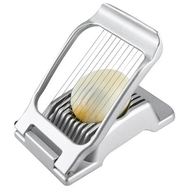 GYDEK Egg Slicer Cutter for Hard Boiled Eggs,Mini Manual Egg Dicer,Heavy Duty Egg Slicer Egg Cutter,Household Stainless Steel Egg Cooker Cutter For Boiled Eggs Ham Mushroom Strawberry Soft Fruit