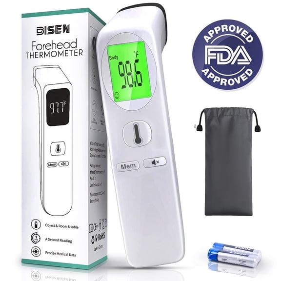 GYDEK Forehead Thermometer for Adults and Kids,Baby Thermometer with 35 Memory & Mute Function,No-Touch Infrared Thermometer with LED Display, Ideal for the Whole Family