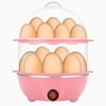 thumbnail image 1 of GYDEK Rapid Egg Cooker Electric for Hard Boiled, Poached, Scrambled Eggs, Omelets, Steamed Vegetables, Seafood, Dumplings, 14 Capacity, with Auto Shut Off Feature,Pink, 1 of 7