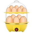 thumbnail image 1 of GYDEK Rapid Egg Cooker Electric for Hard Boiled, Poached, Scrambled Eggs, Omelets, Steamed Vegetables, Seafood, Dumplings, 14 Capacity, with Auto Shut Off Feature,Yellow, 1 of 6