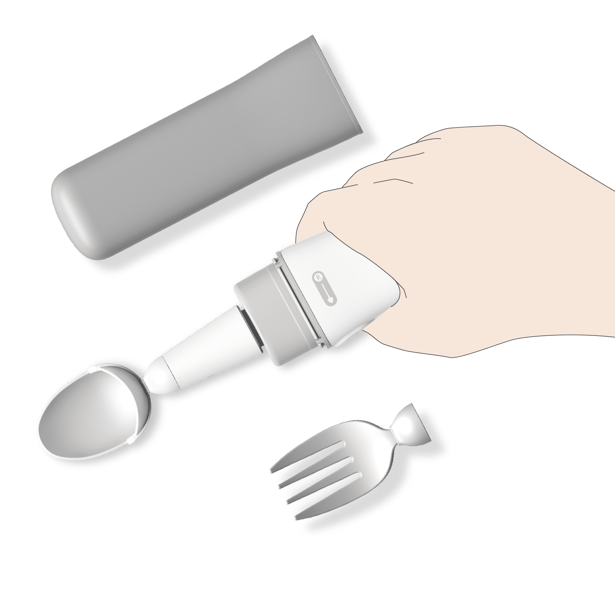 GYENNO Parkinson Spoon for SelfFeeding, Parkinson Utensils with