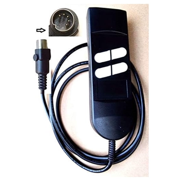 GYG UP/Down 4 Button 5PIN Roll line 180 Electric Sofa Hand Control for OKIN,LIMOSS,Pride,Golden,Berkline Lift Chair or Power Recliner