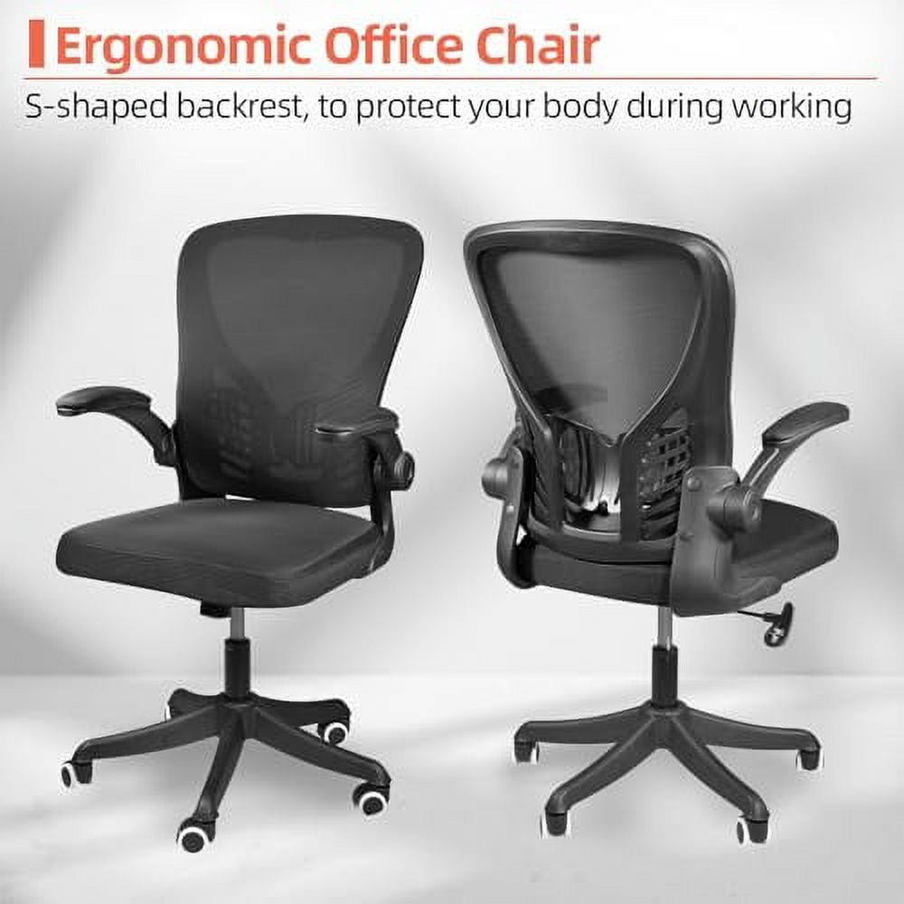 GYI Desk Chairs with Wheels and Arms Ergonomic Mesh Office Chair with