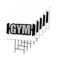 thumbnail image 1 of GYM 5 Pack Of 12" x 16" Yard Sign & Stake | Advertise Your Business | Stake Included Image On Both Sides | Made in The USA, 1 of 3