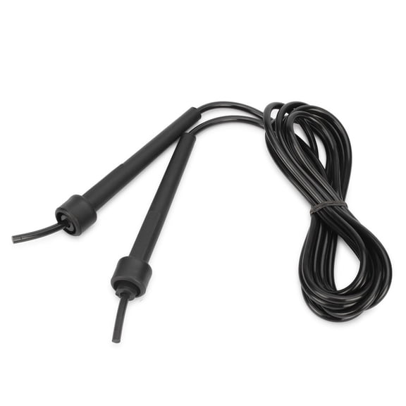 GYM INSANE Premium Heavy Duty Skipping Rope Men and Women kids Durable, Less Tangle Jump Rope for Fitness, Cardio, Weight Loss, and Full-Body Workouts Freestyle Jumping Rope (Black)