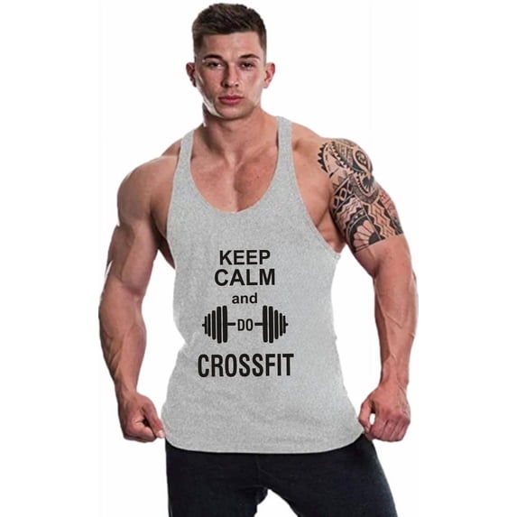 GYM VEST CROSSFIT GREY.XL