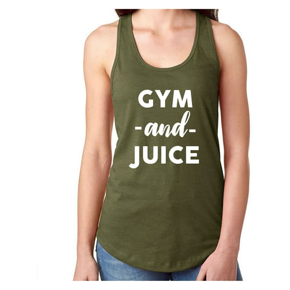 GYM and JUICE Racerback Tank