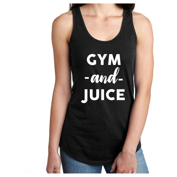 GYM and JUICE Racerback Tank
