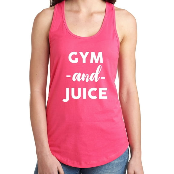 GYM and JUICE Racerback Tank