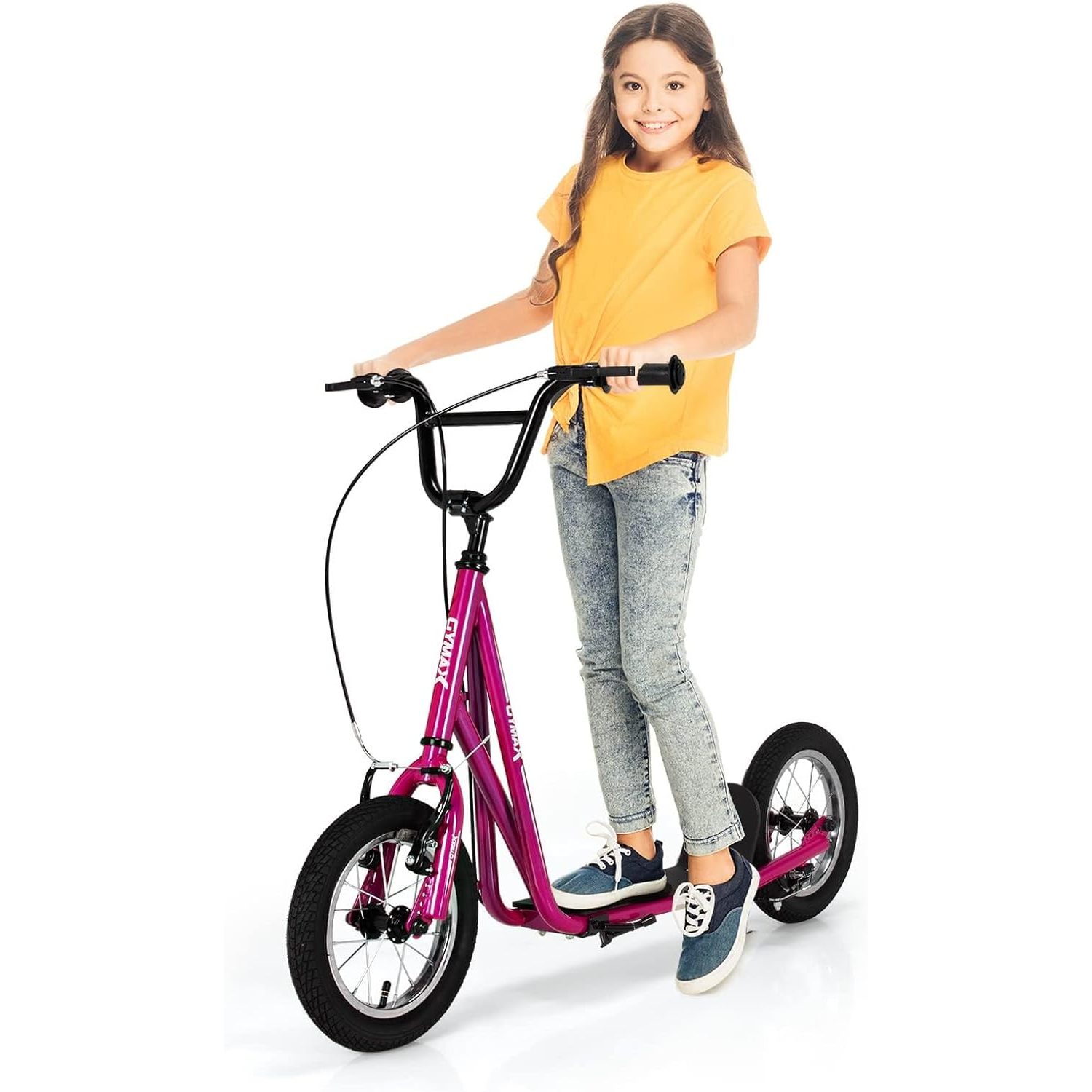 GYMAX Pro Stunt Scooter, Freestyle Kick Scooter With ABEC-9 Bearings