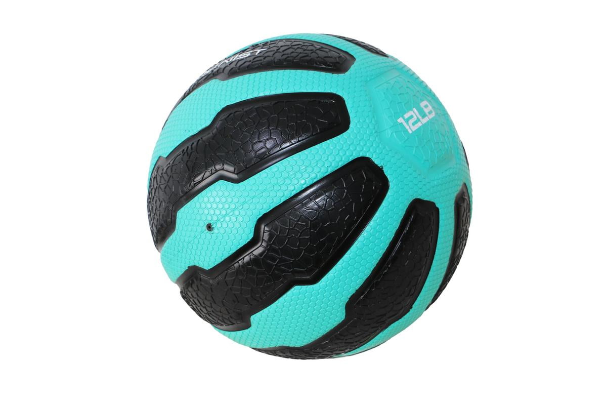 GYMENIST Rubber Medicine Ball with Textured Grip, Available in 9 Sizes, 2-20 LB, Weighted Fitness Balls,Improves Balance and Flexibility