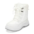 thumbnail image 1 of GYMEPIC Girls Snow Boots Warm Faux Fur Lined Non-Slip Winter Outdoor School Hiking Kids Boots, 1 of 4