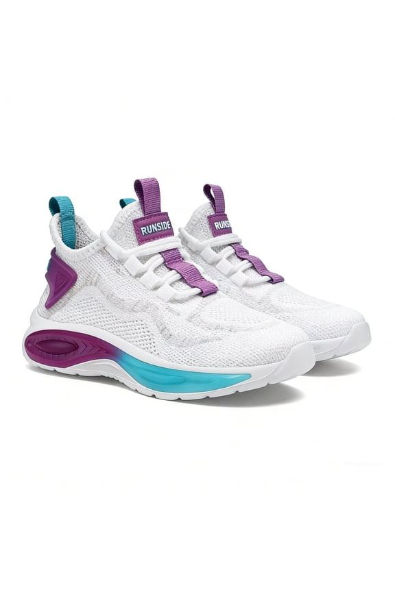 Kids Sneakers Knit Breathable Athletic Shoes for Big Kids Boys and Girls Lightweight Sports Shoes