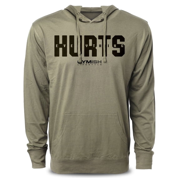 GYMISH Everything Hurts Workout Shirt for Men Funny Gym Lifting Motivational Sayings