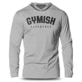 thumbnail image 1 of GYMISH Lifestyle Lightweight Long Sleeve Hooded T-Shirt for Men – Athletic Workout Hoodie, Sport Grey, Small, 1 of 4