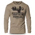 thumbnail image 1 of GYMISH I DON'T ALWAYS SQUAT Lightweight Long Sleeve Hooded T-Shirt for Men – Funny Gym Hoodie, Workout Shirt, Fitness Apparel for Lifters, 1 of 4