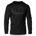 thumbnail image 1 of GYMISH LIFT O'Clock Lightweight Long Sleeve Hooded T-Shirt for Men – Funny Gym Hoodie, Workout Shirt for Lifters & Fitness Enthusiasts, 1 of 4
