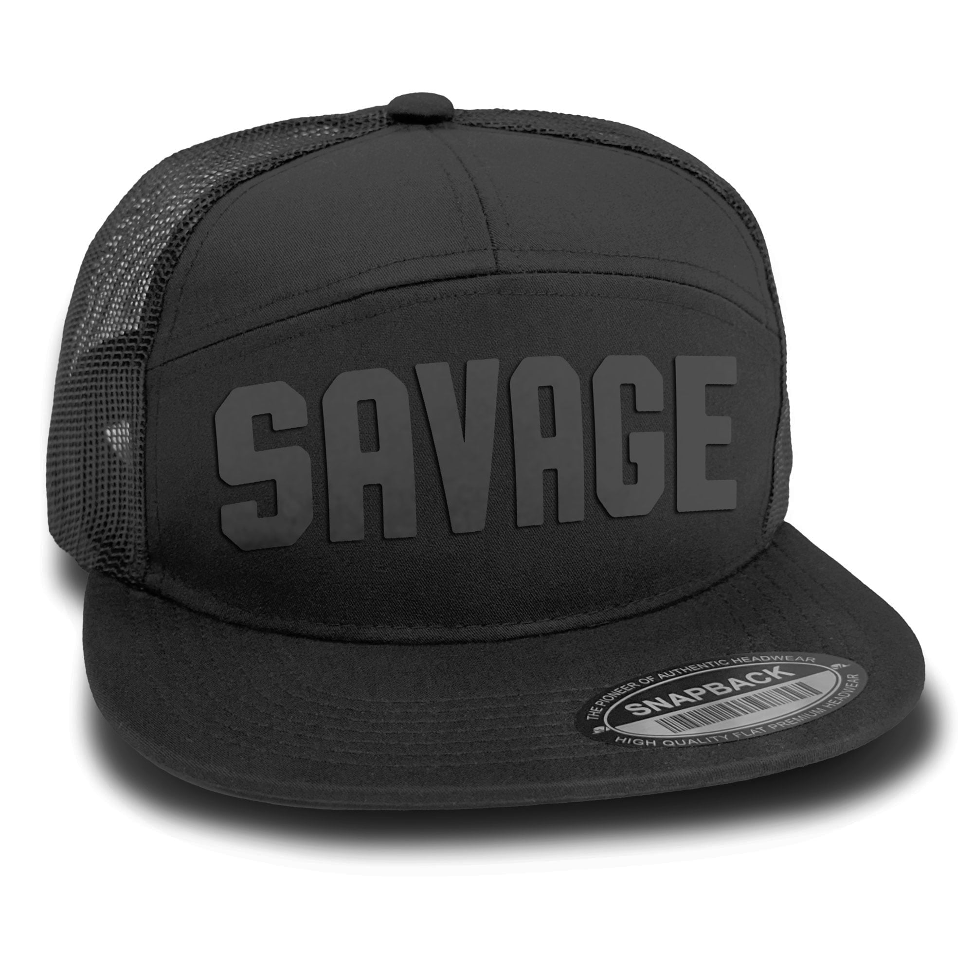 GYMISH Lifestyle Savage Men's Workout Hat with Laser-Vented Design in Various Colors