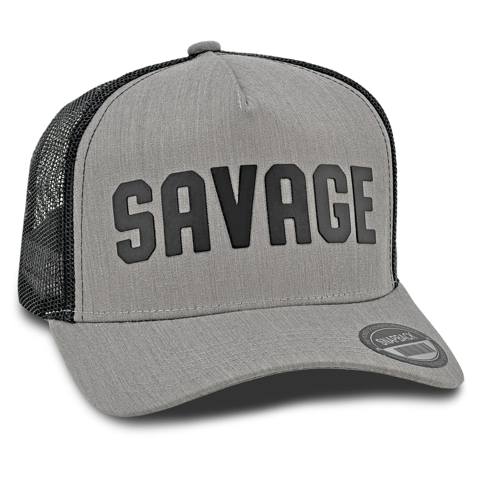 GYMISH Lifestyle Savage Men's Workout Hat with Laser-Vented Design in Various Colors
