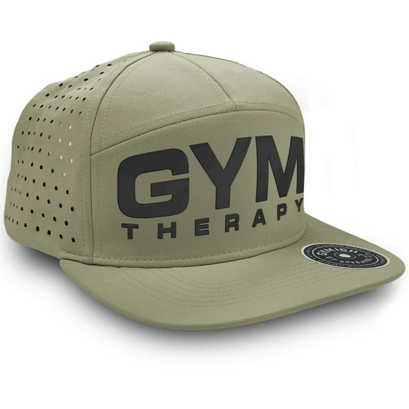 GYMISH Lifestyle Therapy Men's Workout Hat with Laser-Vented Design in Various Colors