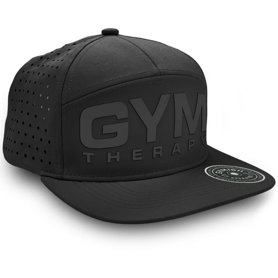 GYMISH Lifestyle Therapy Men's Workout Hat with Laser-Vented Design in Various Colors