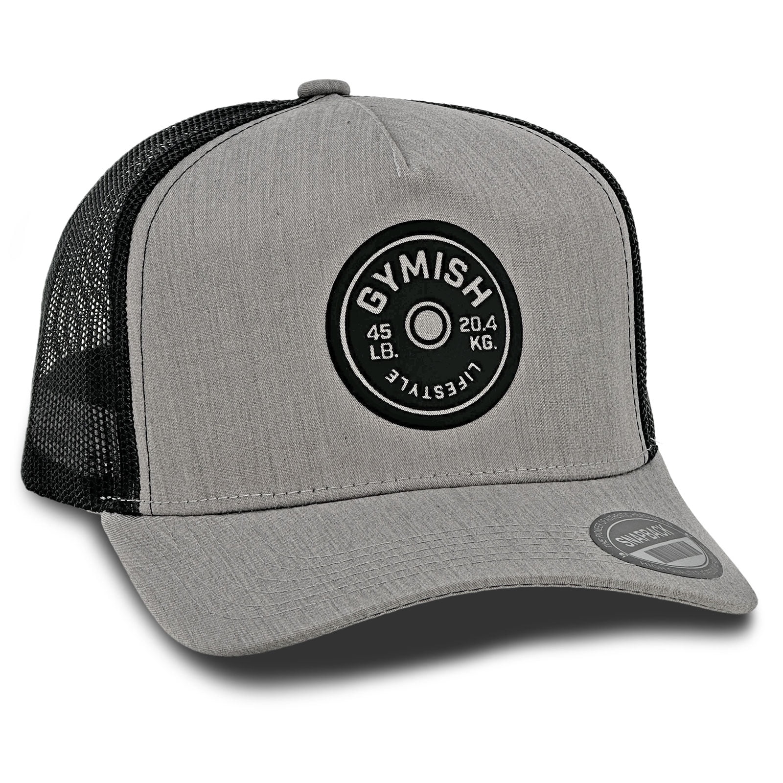 GYMISH Lifestyle Weightplate Men's Workout Hat with Laser-Vented Design in Various Colors