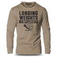 thumbnail image 1 of GYMISH Loading Weights Cardio Lightweight Long Sleeve Hooded T-Shirt for Men – Funny Gym Hoodie, Workout Shirt for Lifters & Strength Training, 1 of 4