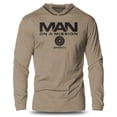 thumbnail image 1 of GYMISH Man On A Mission Lightweight Long Sleeve Hooded T-Shirt for Men – Motivational Gym Hoodie, Workout Shirt for Athletes & Lifters, 1 of 4