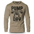 thumbnail image 1 of GYMISH Pump Day Lightweight Long Sleeve Hooded T-Shirt for Men – Funny Workout Hoodie, Athletic Gym Shirt for Bodybuilders & Lifters, 1 of 4