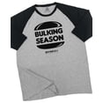 thumbnail image 1 of GYMISH RAGLAN Bulking Season Workout Gym T-Shirt – Funny Gym Shirt for Men, Men's Fitness Tee, Bodybuilding & Weightlifting Apparel, 1 of 6