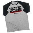 thumbnail image 1 of GYMISH RAGLAN Comfort Zone Workout Gym T-Shirt – Funny Motivational Gym Shirt for Men, Fitness Tee for Weightlifting & Bodybuilding, 1 of 6