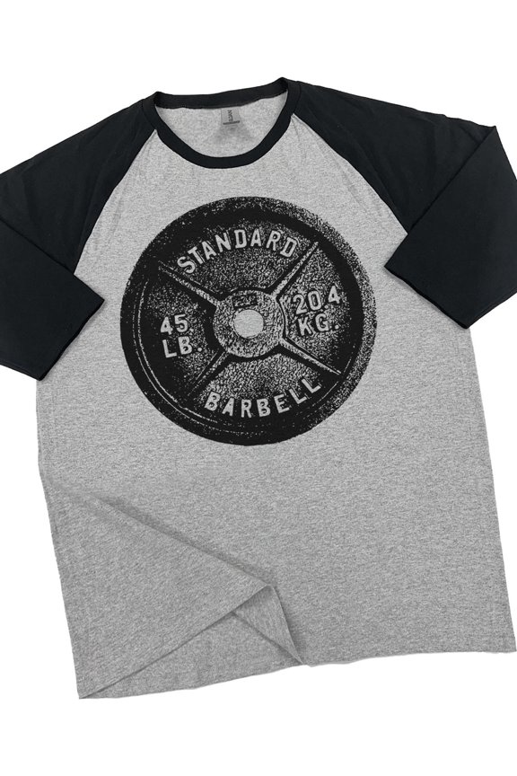 RAGLAN Deadlift Workout Gym T-Shirt – Funny Gym Shirt for Men, Men's Weightlifting Tee, Bodybuilding & Fitness Apparel